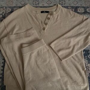 Tan Lillusory Comfy loungewear set